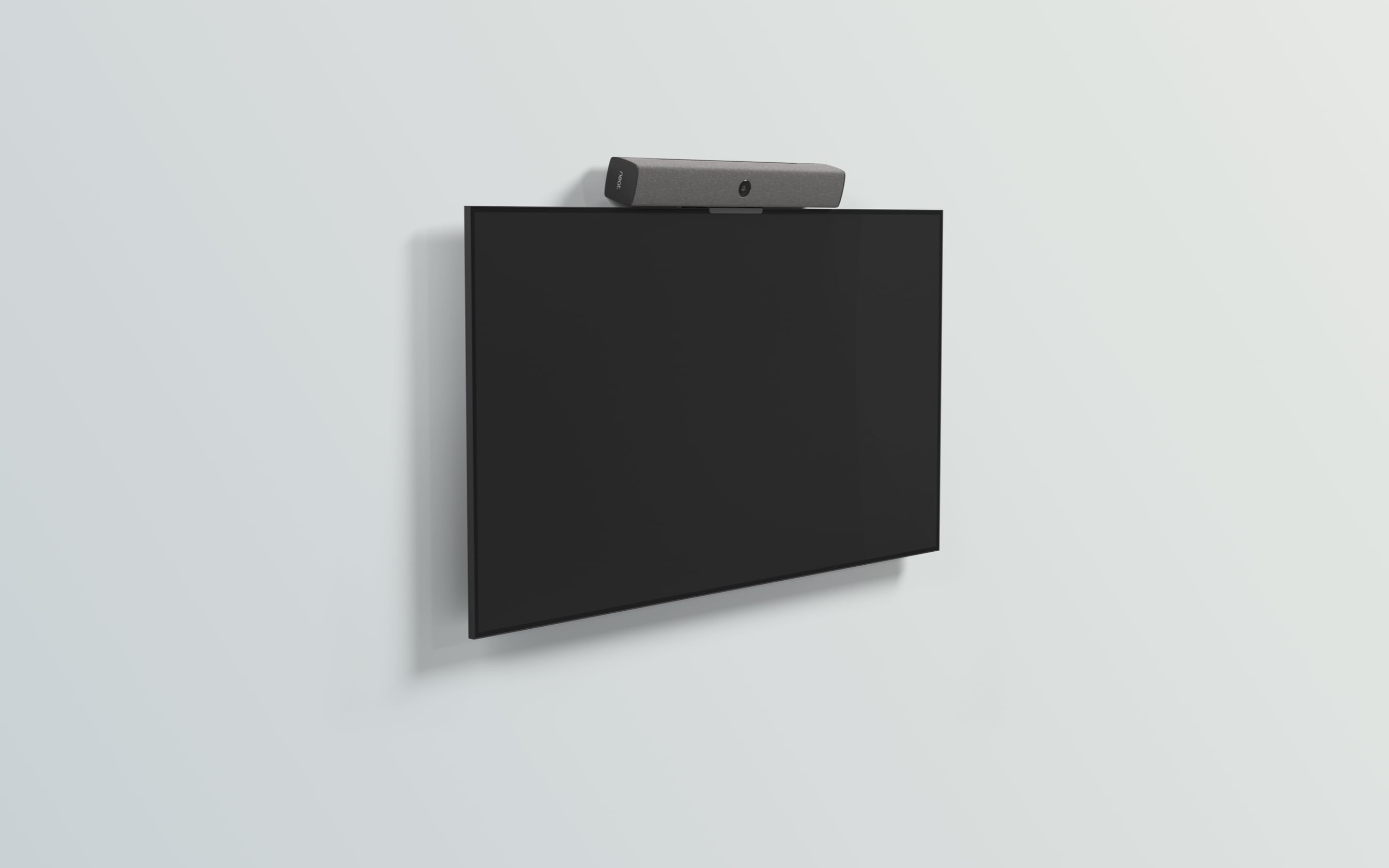 Neat Bar mounted above a screen